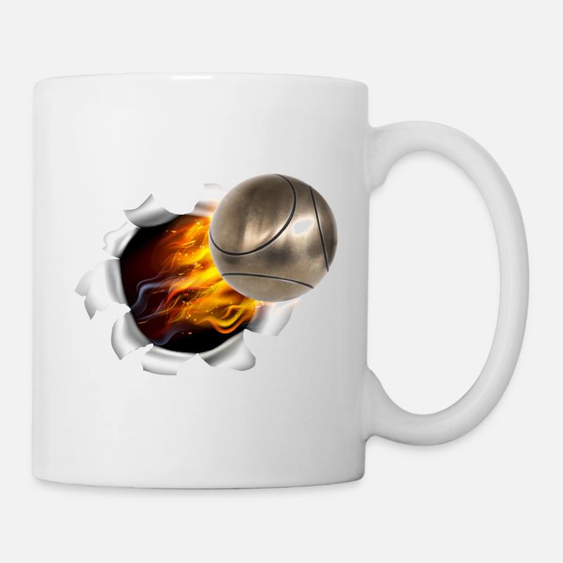 Boule Ball on fire - Mug - white