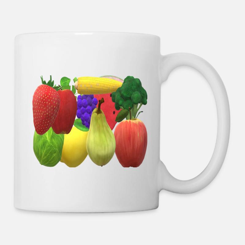 Vegan Design - Tasse - Weiß
