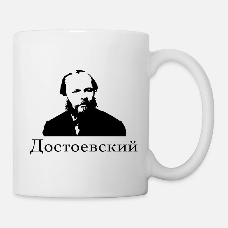 Dostojewski - Pokal - Tasse - Weiß