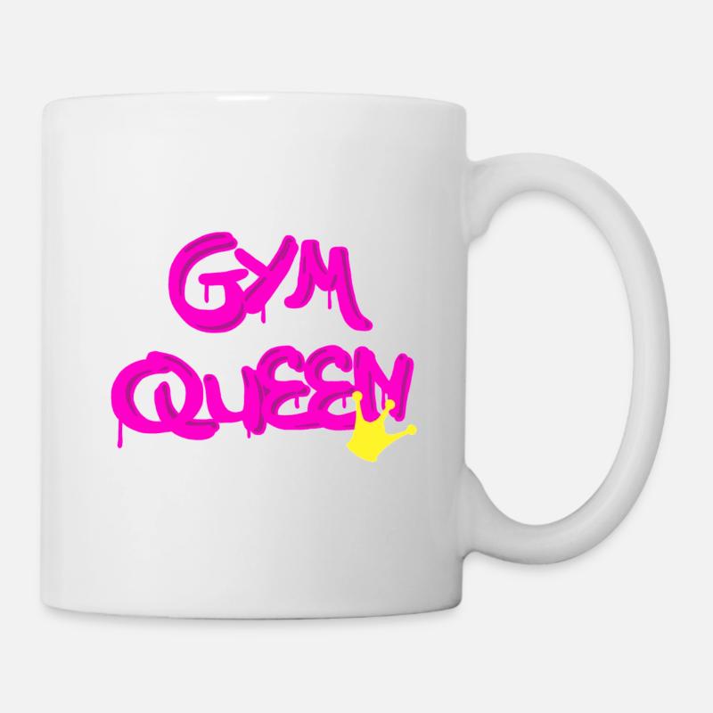 Gym-Reine - Mug blanc - blanc