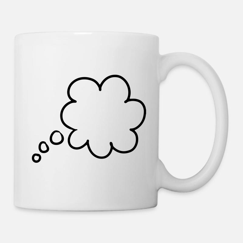 Thought bubble thought bubble - Mug - white