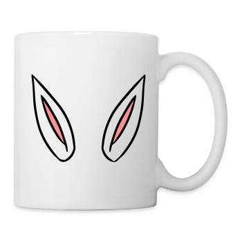 ears gift idea rabbit ears - Mug - white - Right