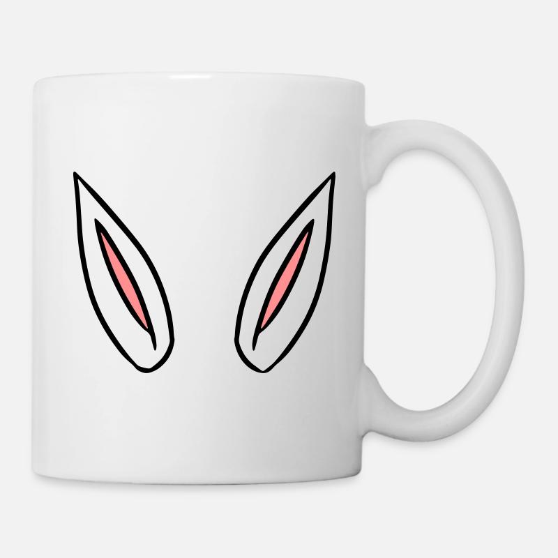 ears gift idea rabbit ears - Mug - white