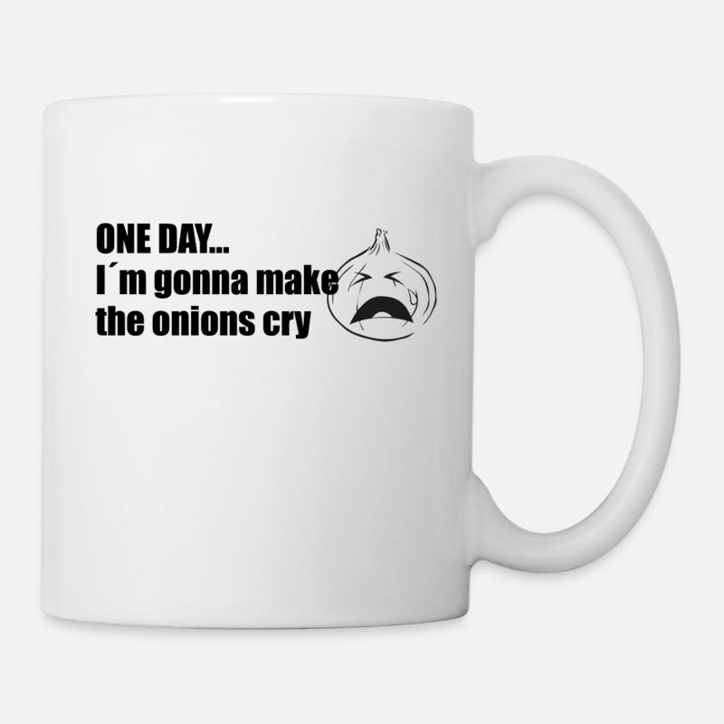 onions - Tasse - Weiß
