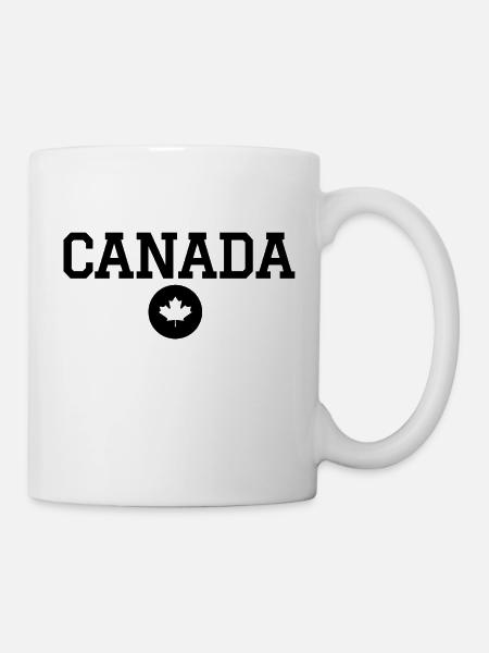 CANADA - Feuille d'érable - Mug blanc - blanc