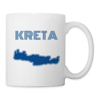 Crète - Mug blanc - blanc - Droite