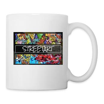 Streetart collage - Mug - white - Right