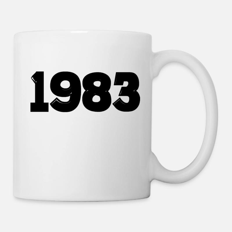 Year 1983 black - Mug - white