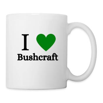 Bushcraft I Love Bushcraft - Tasse - Weiß - Rechts