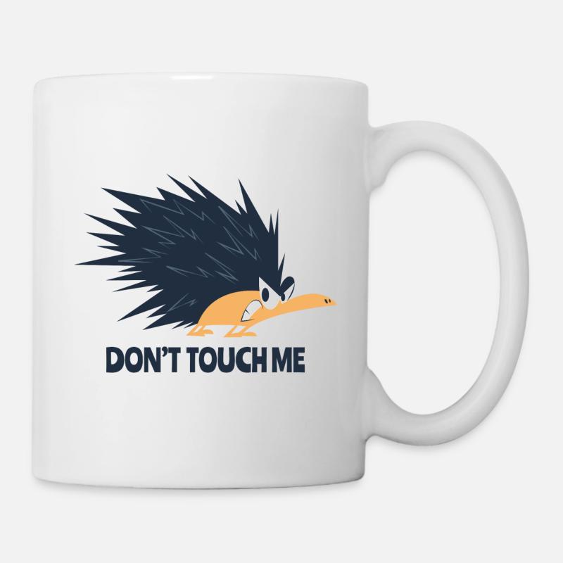 Animal Dont Touch Me Graphic - Mug - white