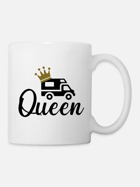 Camping Queen Camper Camper Rv - Mug - white