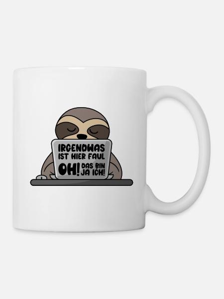 Irgendwas ist hier faul Oh das bin ja Ich - Tasse - Weiß