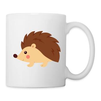 Bébé Hérisson Enfants - Mug blanc - blanc - Droite