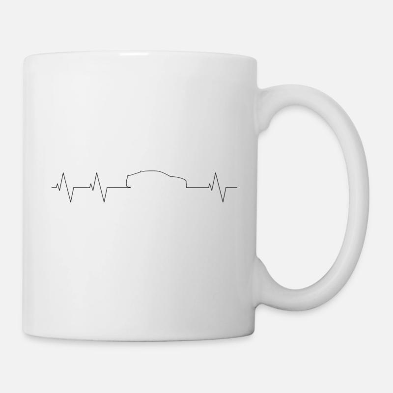 Herzschlag Puls i30N Fastback Auto - Tasse - Weiß