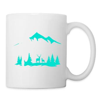 Trailrunning nature - Tasse - Weiß - Rechts
