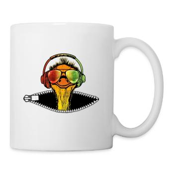 Gamer Strauß Afrika Savanne Safari Gaming Runner - Tasse - Weiß - Rechts