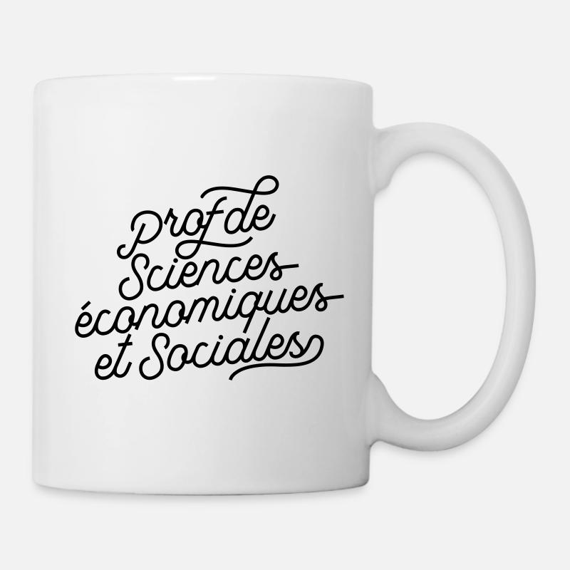 Prof de sciences économiques et sociales - Mug blanc - blanc