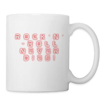 Rock n Roll never dies - Mug - white - Right