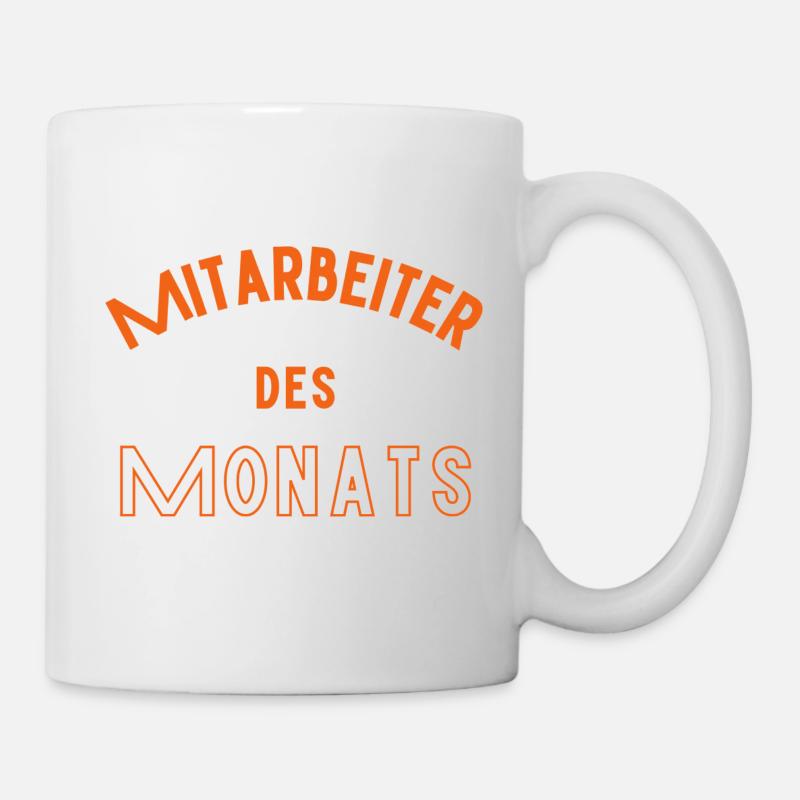 Mitarbeiter des Monats - Tasse - Weiß