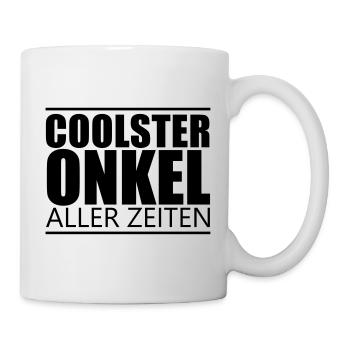 coolster Onkel aller Zeiten - Tasse - Weiß - Rechts