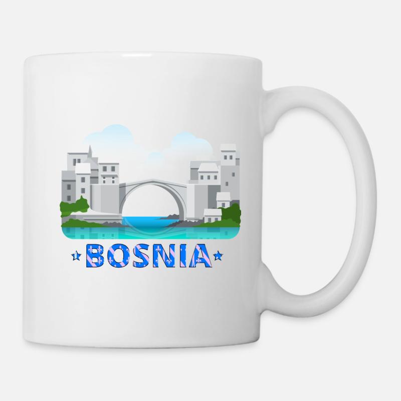Bosnie - Mug blanc - blanc
