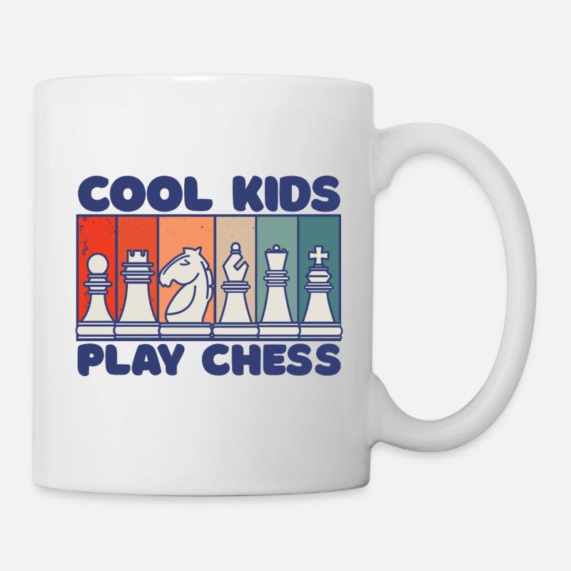 échiquier échiquier échiquier échecs - Mug blanc - blanc