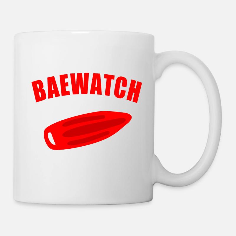 BAEWATCH LIFEGUARD Nageur maître nageur - Mug blanc - blanc