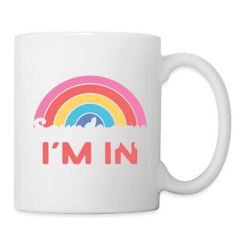 Sounds gay I´m in, Gay, Pride - Tasse - Weiß - Rechts