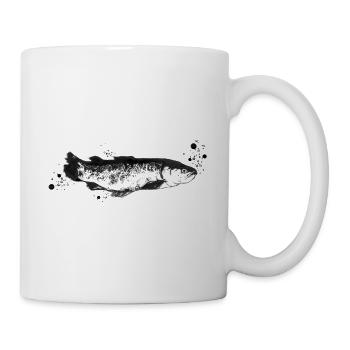 Fisch - Tasse - Weiß - Rechts