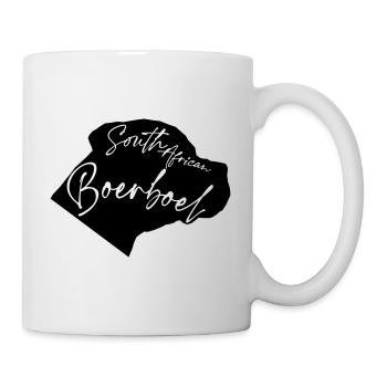 Boerboel Kaligrafie - Tasse - Weiß - Rechts