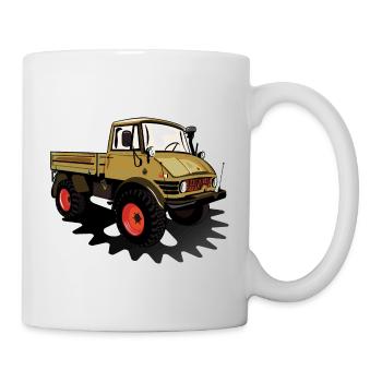 Unimog - Oldtimer - Offroad - Dispositif moteur universel - Mug blanc - blanc - Droite