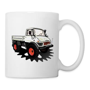 Unimog - Oldtimer - Offroad - Dispositif moteur universel - Mug blanc - blanc - Droite