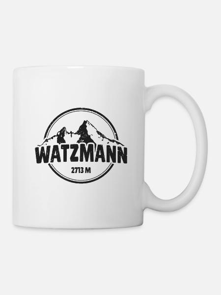 Watzmann Wandern Bergsteigen Alpen Bayern - Tasse - Weiß