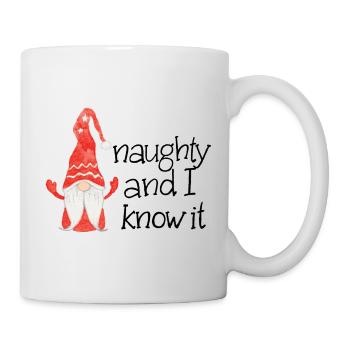 Let's stay Gnome and enjoy the holidays - Mug - white - Right