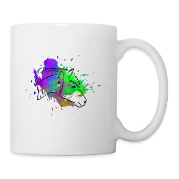Pferdekopf - Tasse - Weiß - Rechts