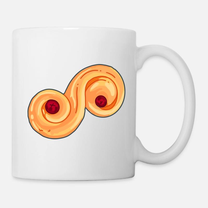Lussekatt - Mug - white