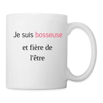 Je suis bosseuse et fière de l'être - Mug blanc - blanc - Droite