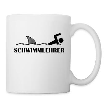 Schwimmlehrer - Tasse - Weiß - Rechts