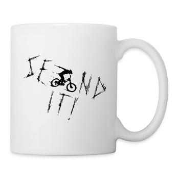 MTB Lifestyle - Send it! - Tasse - Weiß - Rechts