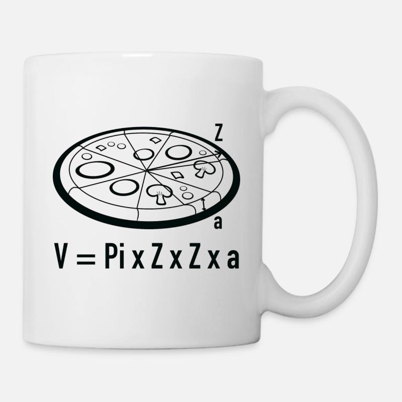 Pizza Math - Mug blanc - blanc