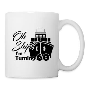 Oh Navire J’ai 60 ans - Mug blanc - blanc - Droite