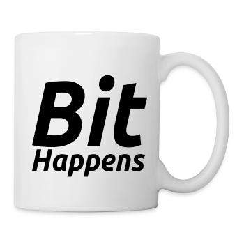 Bit Happens - Mug - white - Right
