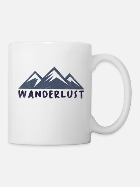 Wandern - Tasse - Weiß