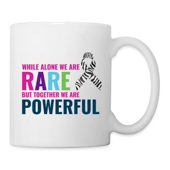 Rare Disease Awareness Day Zebra Ribbon Fighter - Mug - white - Right