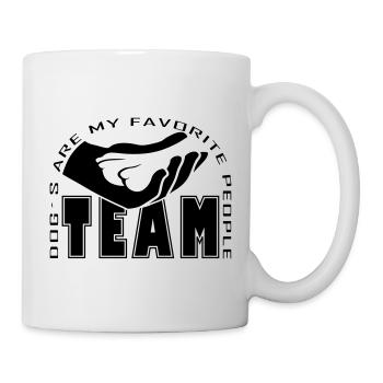 Dog Team Paw Hand Dog Sports Dog Love - Mug - white - Right