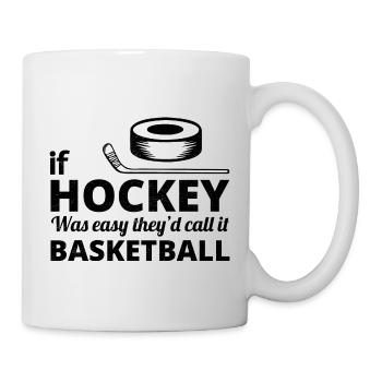 Eishockeyspieler Team Torwart Basketball Lustig - Tasse - Weiß - Rechts
