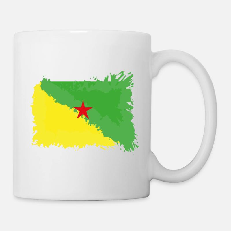 Drapeau Guyane - Mug blanc - blanc
