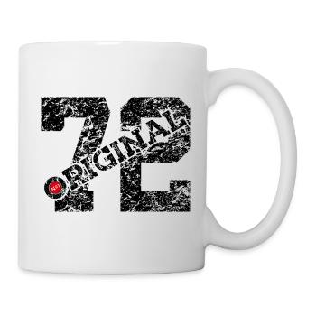54. GEBURTSTAG 54 JAHRE ORIGINAL 1972 - Tasse - Weiß - Rechts