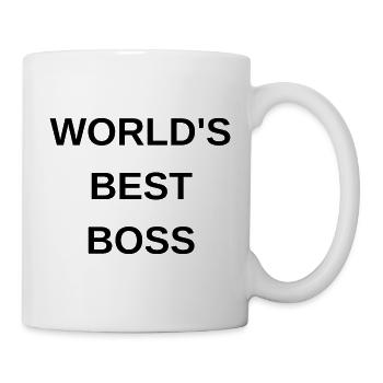 Meilleur patron du monde - Mug blanc - blanc - Droite