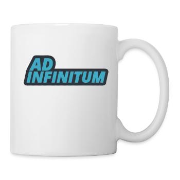 Ad Infinitum - Latin Sentence - To Infinity - Mug - white - Right